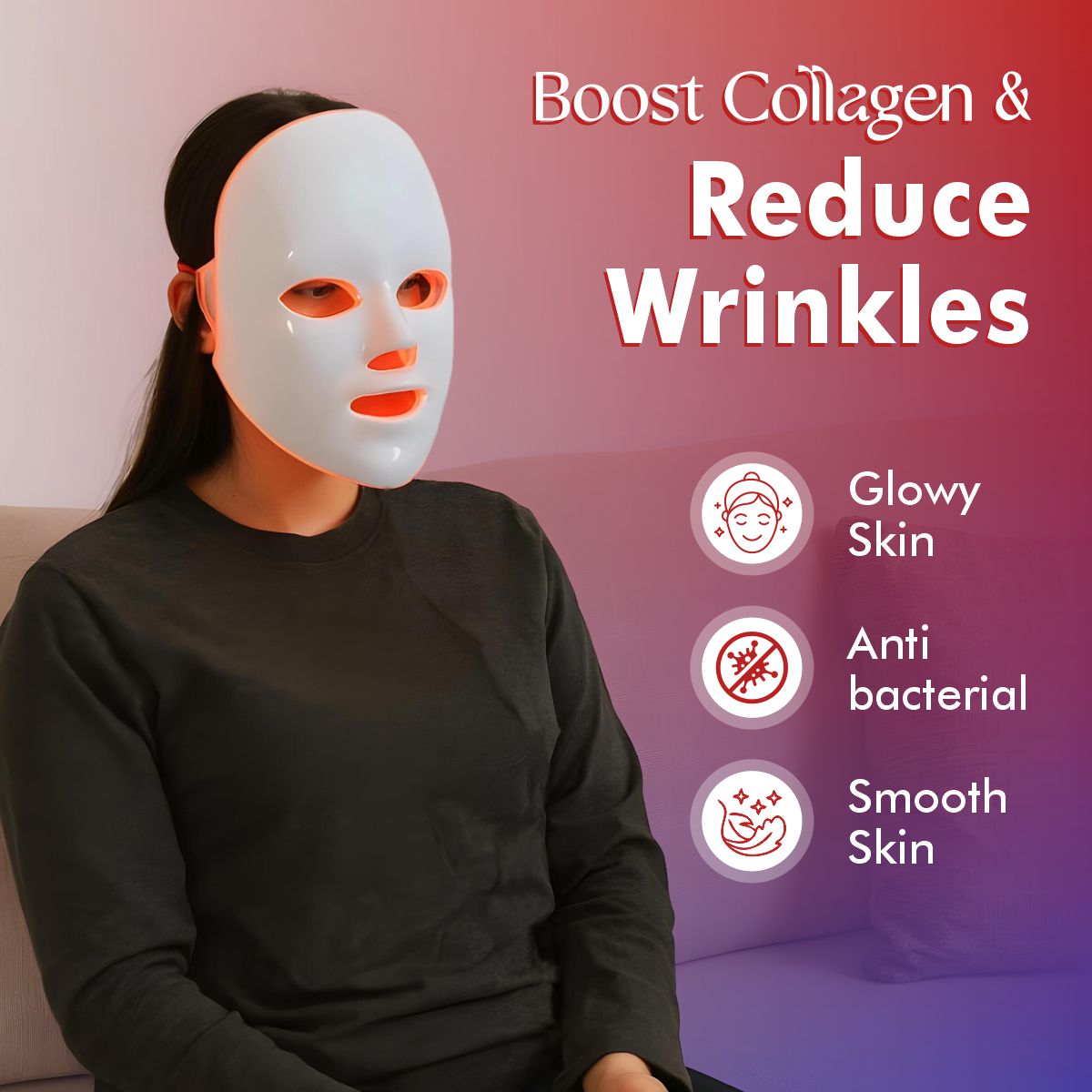 AuraGlow™ | LED Face Mask