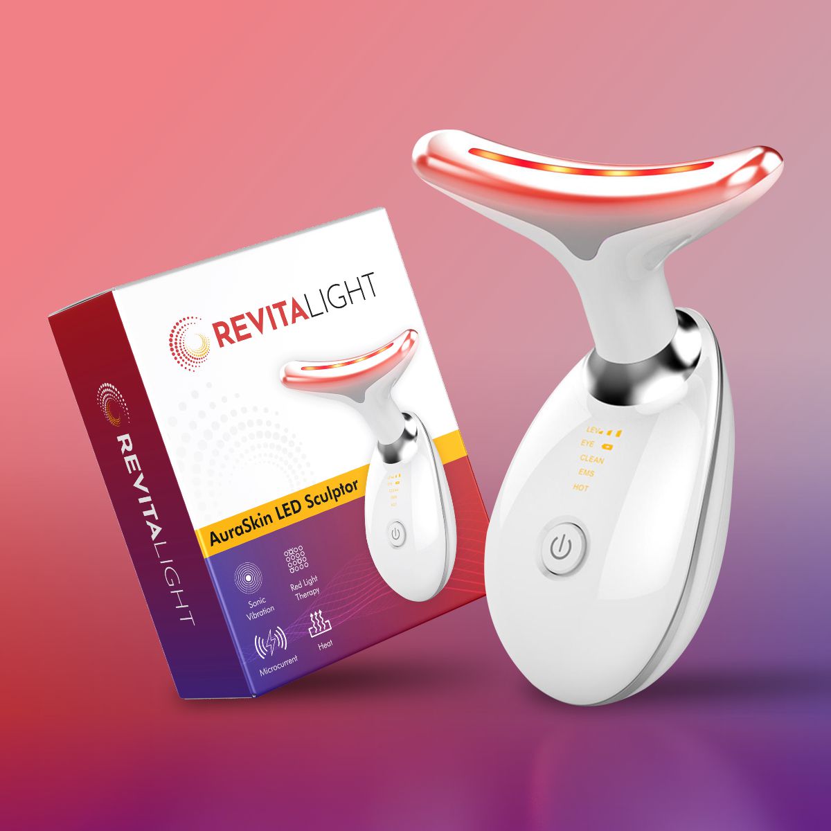 AuraSkin | LED Facial Sculpt & Massage