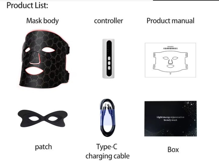 Premium LED Red Light Therapy Face Mask