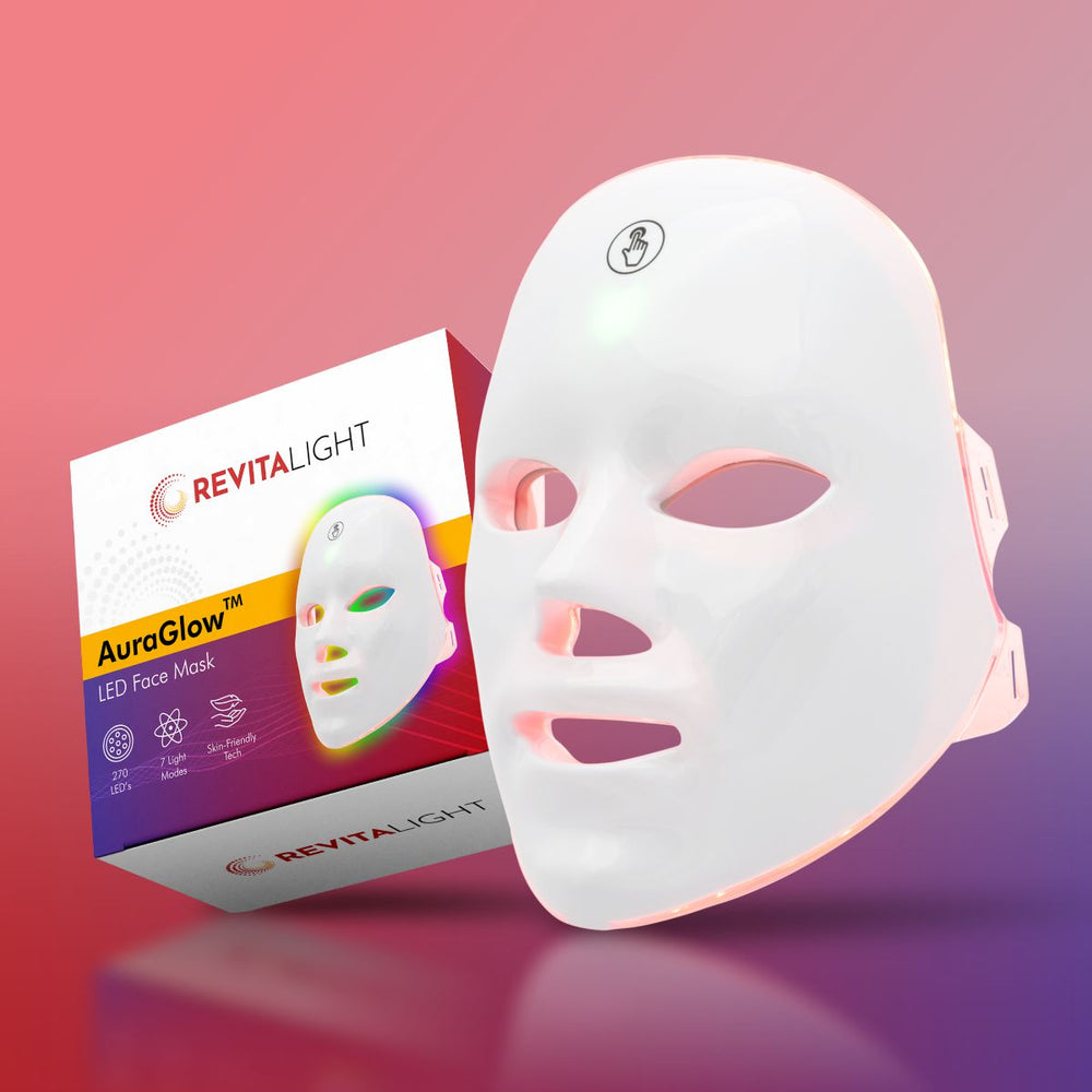 AuraGlow™ | LED Face Mask – RevitaLight