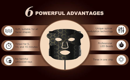 Premium LED Red Light Therapy Face Mask