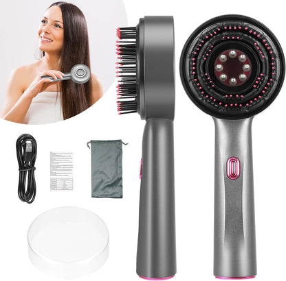 Scalp Massaging Brush – 3-in-1 Electric | Waterproof | Red Light Therapy