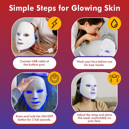 AuraGlow™ | LED Face Mask