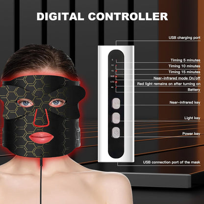 Premium LED Red Light Therapy Face Mask