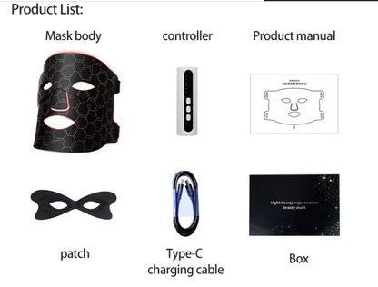 Premium LED Red Light Therapy Face Mask