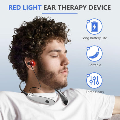 Ear Red Light Therapy 2 in 1 Tinnitus Relief & Ear Canal Irradiation