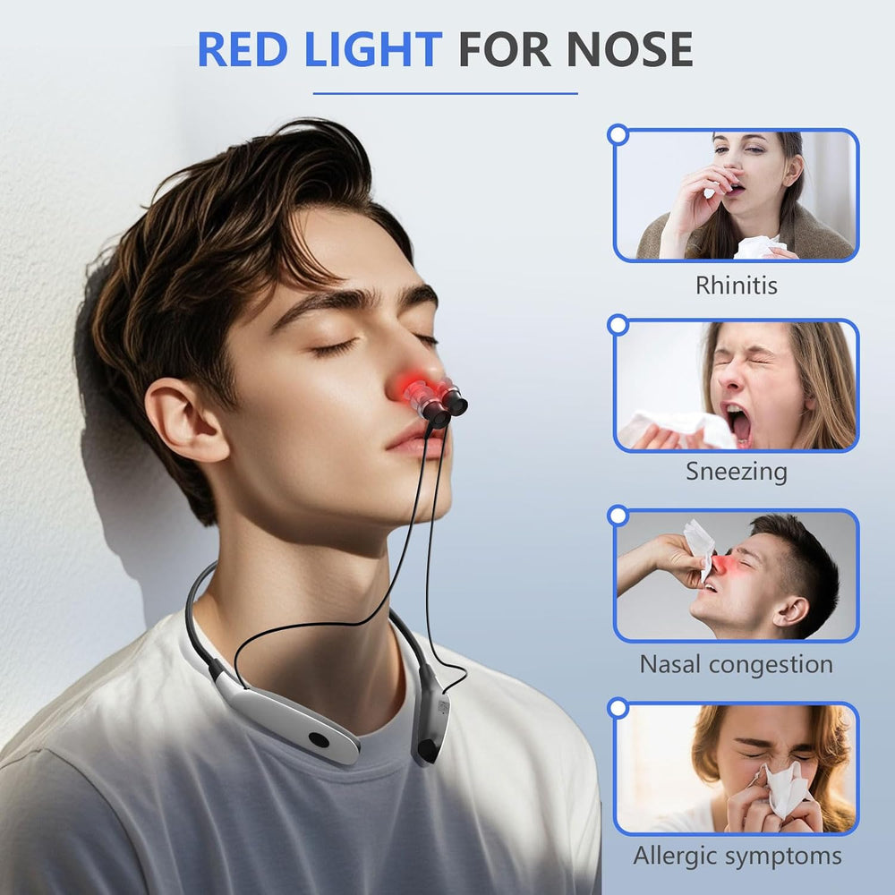 Ear Red Light Therapy 2 in 1 Tinnitus Relief & Ear Canal Irradiation ...